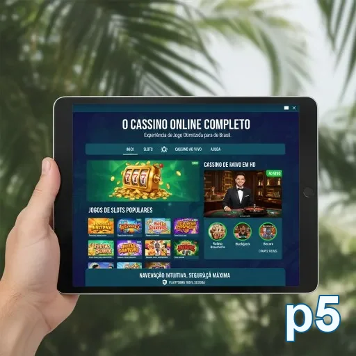 Celular com login seguro e proteção de dados na p5