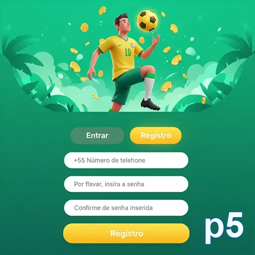 Tela de login seguro no p5 com foco em privacidade